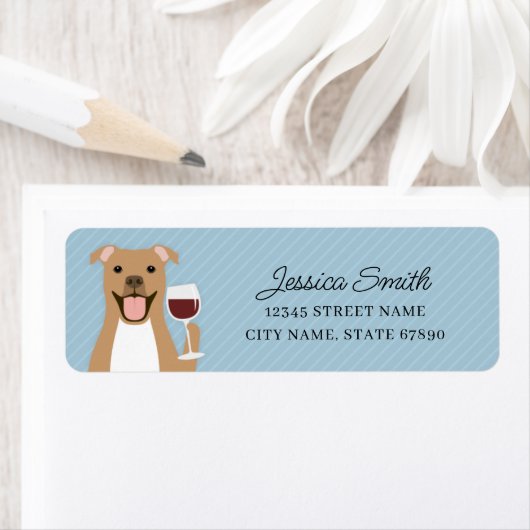 Pit Bull Return Address Labels (Insitu)