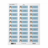 Pit Bull Return Address Labels (Full Sheet)