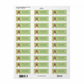 Pit Bull Return Address Labels (Full Sheet)