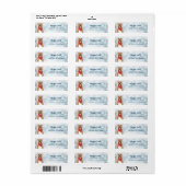 Pit Bull Return Address Labels (Full Sheet)