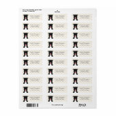 Pit Bull Return Address Labels (Full Sheet)