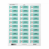 Pit Bull Return Address Labels (Full Sheet)