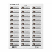 Pit Bull Return Address Labels (Full Sheet)
