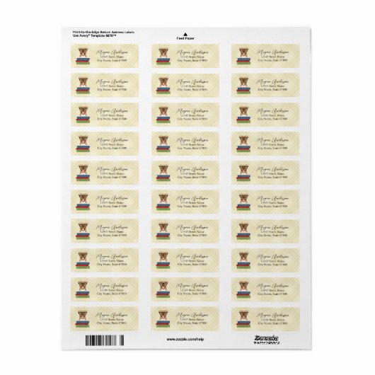Pit Bull Return Address Labels (Full Sheet)