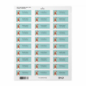 Pit Bull Return Address Labels (Full Sheet)