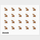 Pit Bull Ronde Sticker (Vel)