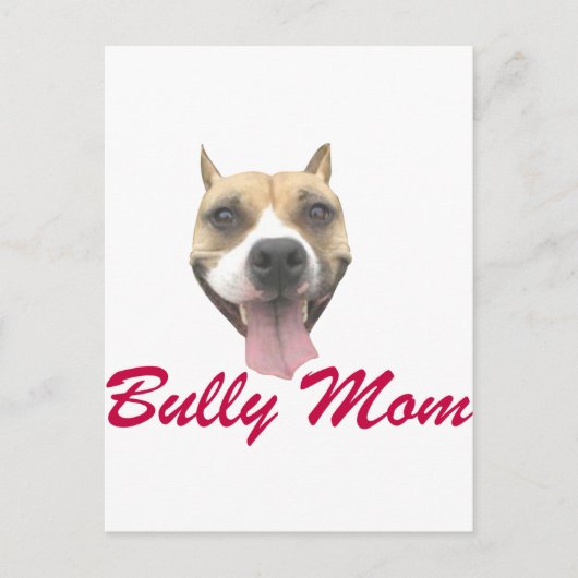 Pit Bull Smile Bully Mam Briefkaart (Voorkant)
