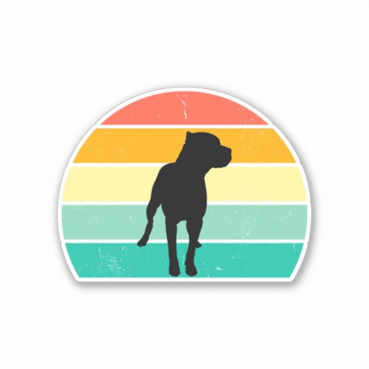 Pit Bull Sticker (Voorkant)