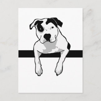 Pit Bull T-Bone Graphic Briefkaart