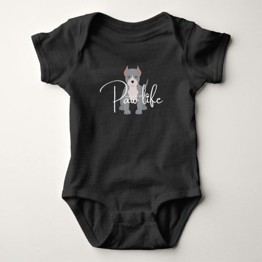 Pit bull T-Shirt Baby Bodysuit (Voorkant)