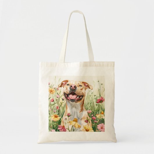 Pit Bull-tas – Cadeau voor hondenliefhebbers Tote Bag (Voorkant)