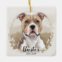 Pit Bull Terrier Passing Ornament Kerstcadeau