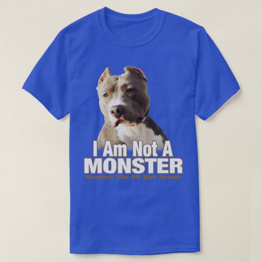Pit Bull Terrier Respect 1 T-shirt (Design voorkant)