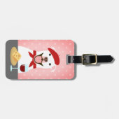 Pit Bull White Drink wijn en eetkaas Bagagelabel (Voorkant horizontaal)