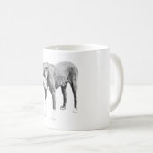 Pit Bull Winter Morning Mug (Devant droit)