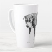 Pit Bull Winter Morning Mug (Angle gauche)