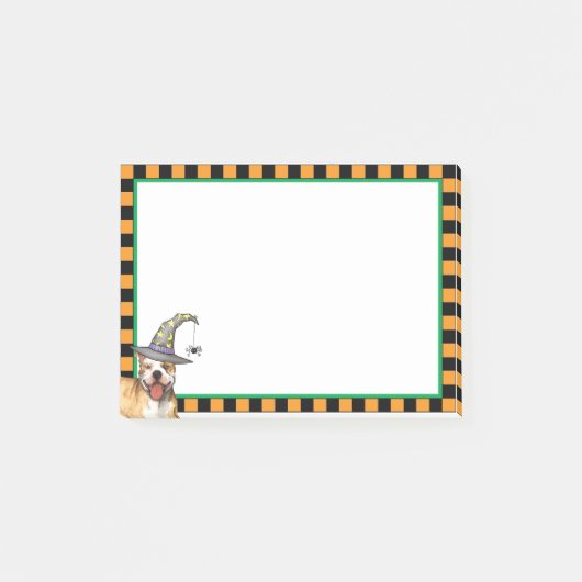 Pit Bull Witch Post-it® Notes (Voorkant)