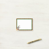 Pit Bull Witch Post-it® Notes (Op bureau)