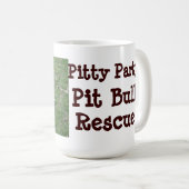 Pit Bullereddings-Mok voor Pitty Party Koffiemok (Voorkant rechts)