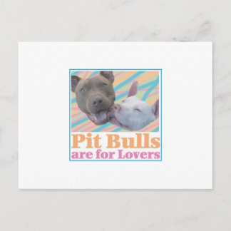 Pit Bulls is bedoeld voor briefkaart Lovers