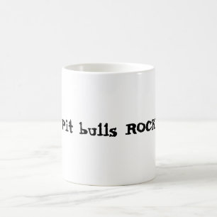 Pit bulls ROCK! Koffiemok