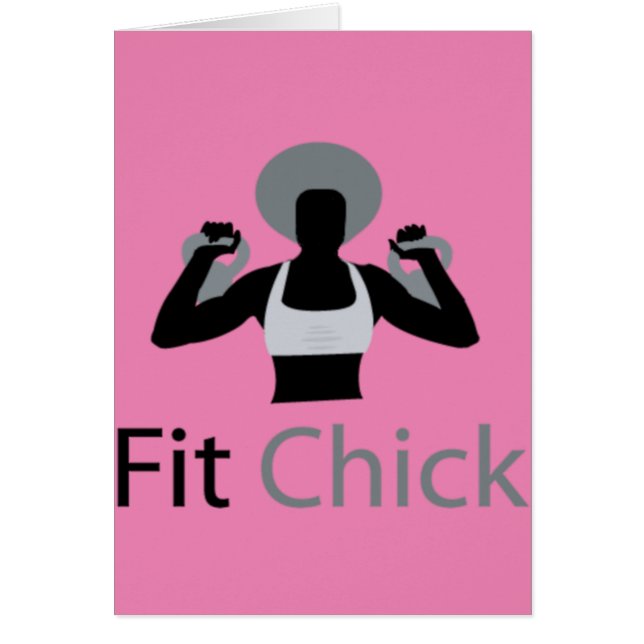 Pit Chick met Afro kettlebells (Voorkant)