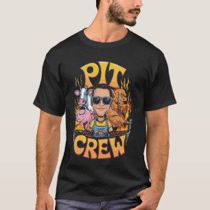 Pit Crew BBQ Koe Varken Kip T-shirt