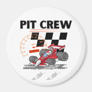 Pit Crew Birthday Party Theme Race Cars Magneet