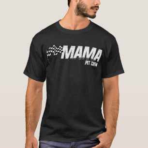 Pit Crew Mama Race Verjaardag Familie Racing Mama T-shirt
