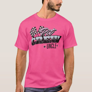 Pit Crew Oom Race Verjaardag Familie Race Feestjes T-shirt