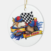 Pit Crew/Pit Bull Racing Keramisch Ornament (Links)