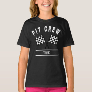 Pit Crew-shirt, bijpassend familie-shirt en baby T-shirt