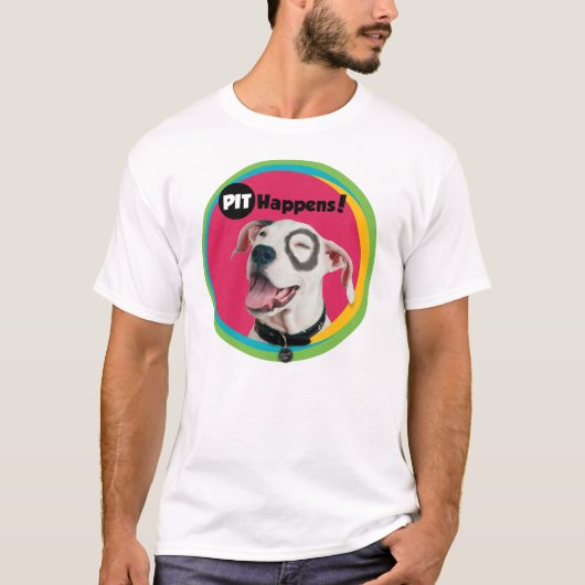 PIT gebeurt! T-shirt (Voorkant)