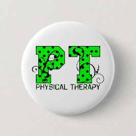 pit groene en zwarte haarpunten ronde button 5,7 cm