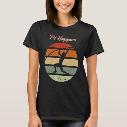 Pit happens Pole Vault T-shirt (Voorkant)