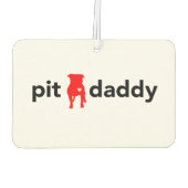 Pit pappie Gift Items for Pitbull eigenaars, Fans, Luchtverfrisser (Achterkant)