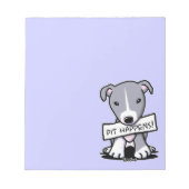 Pit Se Produit Avec Le Bloc-Notes Pitbull (Devant)