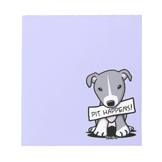 Pit Se Produit Avec Le Bloc-Notes Pitbull (Devant)