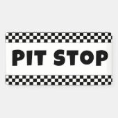 Pit Stop Party Welcome Banner | Racing Birthday (Horizontaal)
