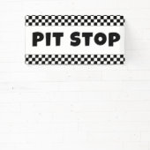 Pit Stop Party Welcome Banner | Racing Birthday (Insitu)