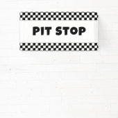 Pit Stop Party Welcome Banner | Racing Birthday (Insitu)