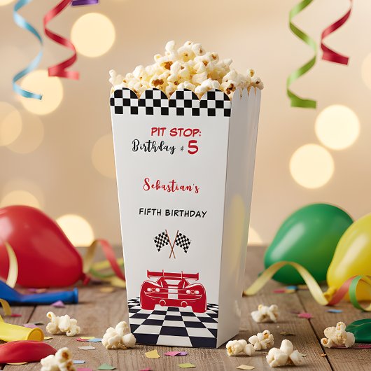 Pit stop race kinderen verjaardag bedankdoosjes