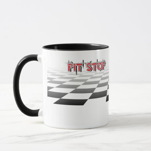 Pit Stop Racing Crew Mug (Gauche)