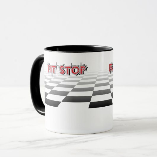 Pit Stop Racing Crew Mug (Devant gauche)