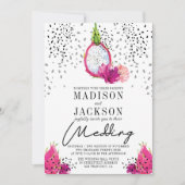 Pitaya Elegante Trouw  Kaart (Voorkant)