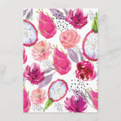 Pitaya Mariage Détails Carte de boîtier (Dos)