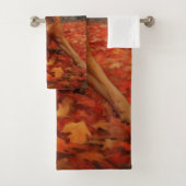 Pitbull à l'automne Feuilles automne Inspiration (En situation)