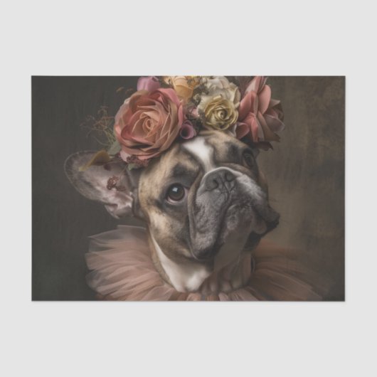 Pitbull als Royalty Princess Tissuepapier (Voorkant)