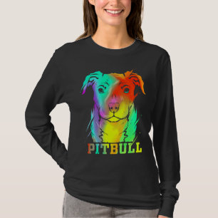 Pitbull Artwork Pit Bull Dog Lover T-shirt
