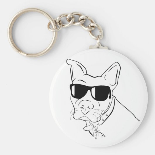 Pitbull Attitude Sleutelhanger (Voorkant)